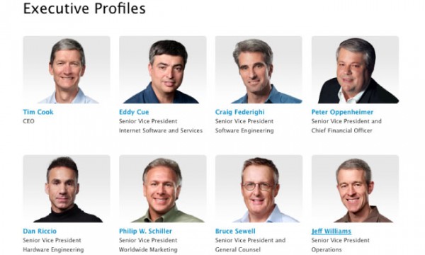 profili executive apple