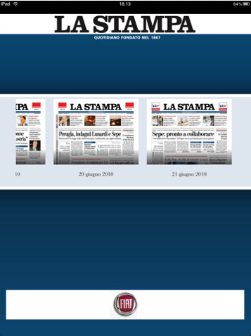 La Stampa di Torino per iPad