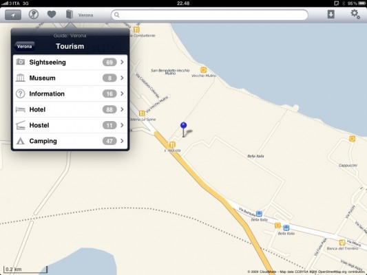 Download guide offmaps per iPad