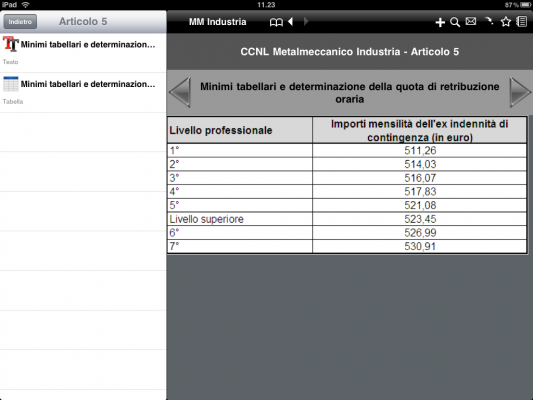 iCCNL HD per iPad