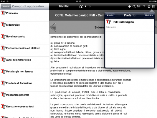 iCCNL HD per iPad