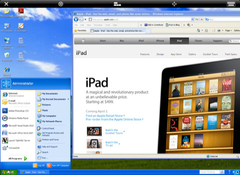 iTeleport iPad-Windows