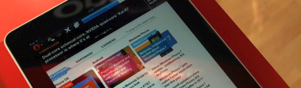 Browser Opera Mobile per iPad