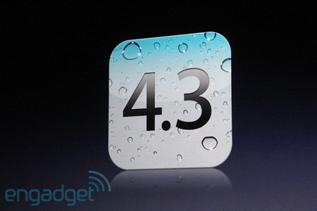 Apple rilascia l'aggiornamento del firmware iOS 4.3.2