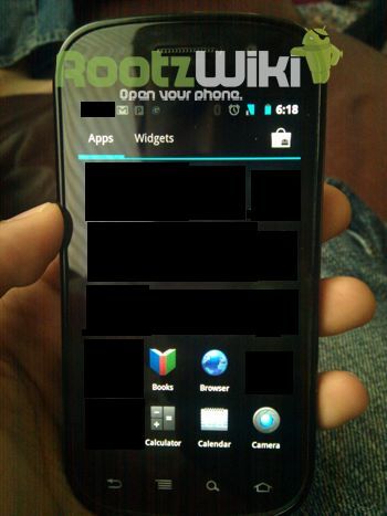 Prime immagini di Android 4.0 Ice Cream Sandwich