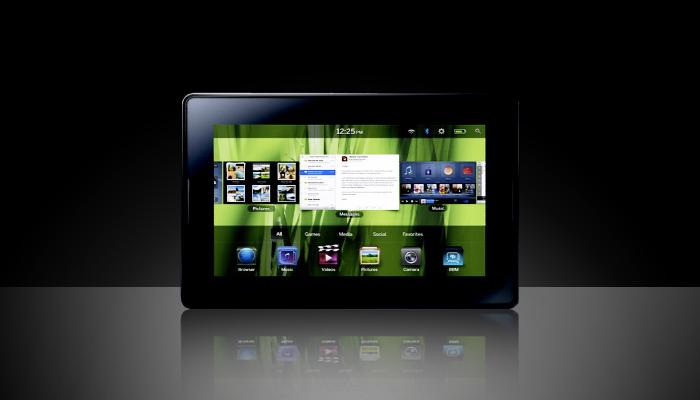 Blackberry Playbook, disponibile nuovo aggiornamento del firmware