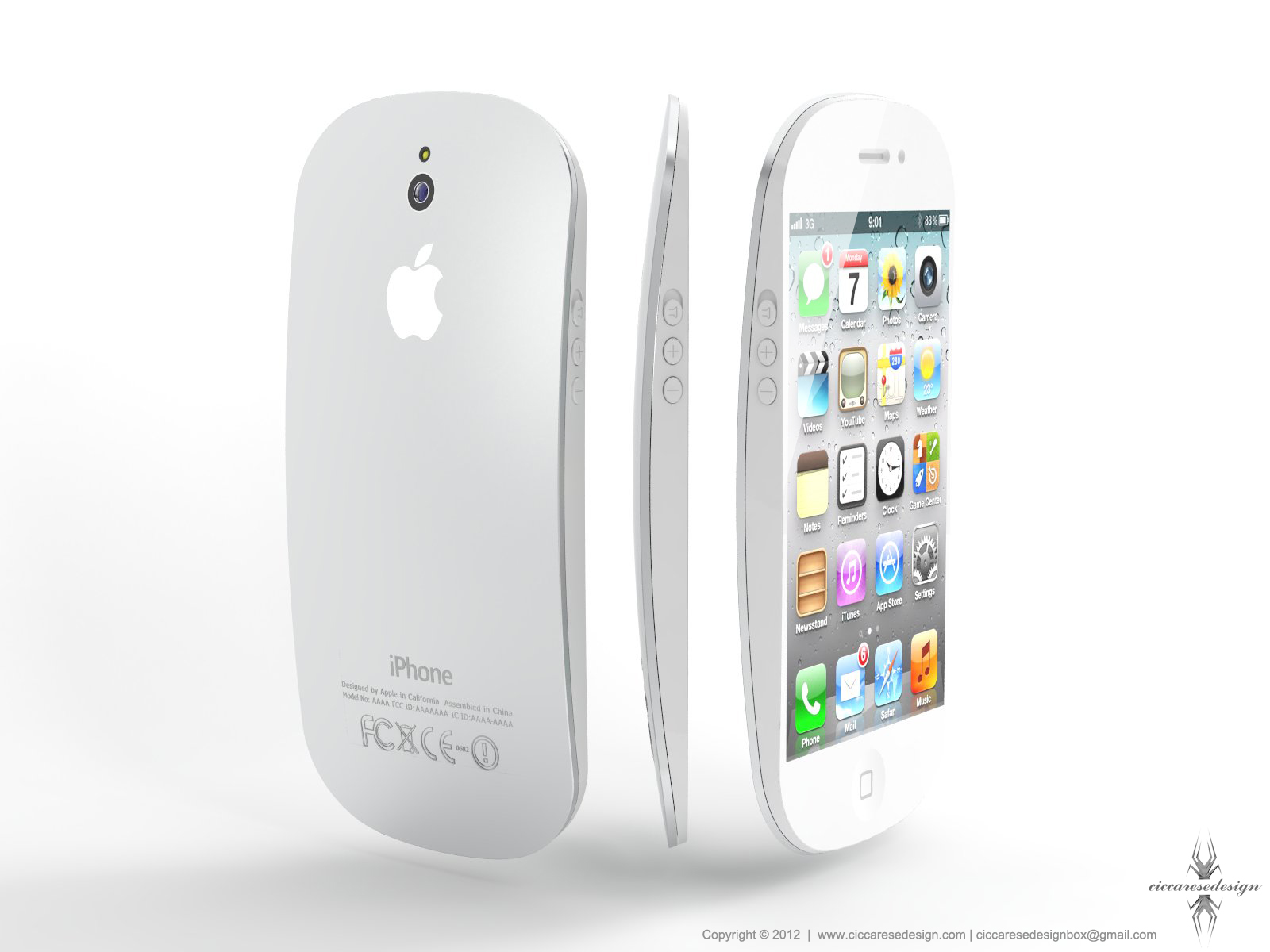 Apple iPhone 5: nuovo concept ispirato al design del Magic Mouse