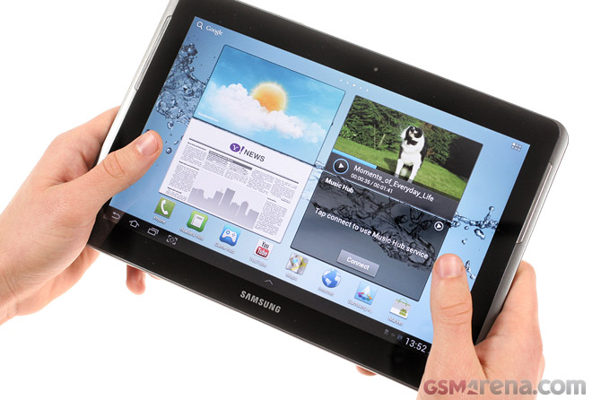 Samsung Galaxy Tab 2 10.1: video di anteprima dell'interfaccia