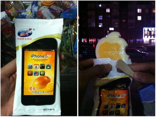 Avvistato iPhone 5 a Taiwan, ma è solo un gelato