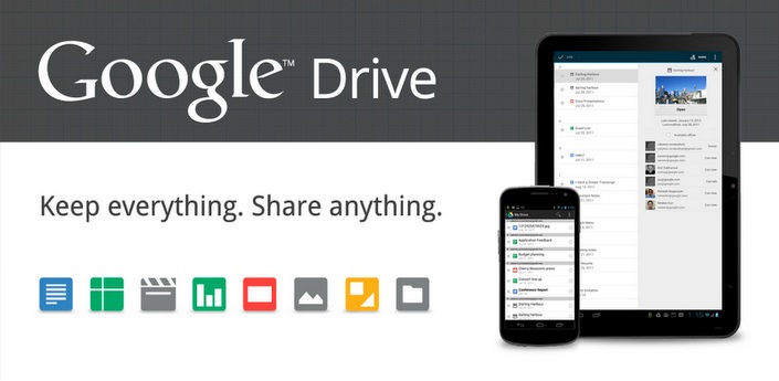 Google Drive disponibile su PC, Mac e Android