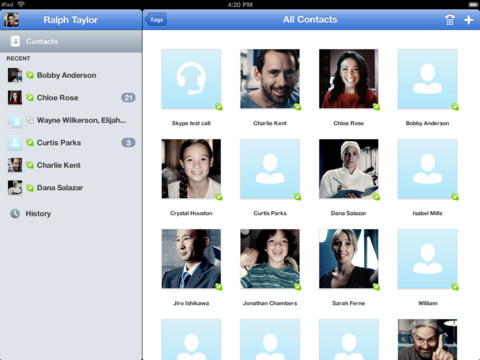 Skype si aggiorna per supportare il Retina Display del nuovo iPad