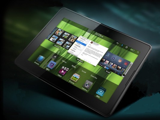 Blackberry Playbook, test in corso del modello 4G LTE