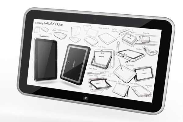 Samsung Galaxy One: concept di un tablet con proiettore e Windows 8