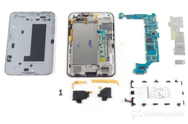Samsung Galaxy Tab 2 da 7 pollici: ecco com'è fatto dentro