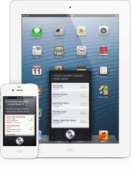 Apple iOS 6.0: Siri arriva anche sul nuovo iPad, in italiano