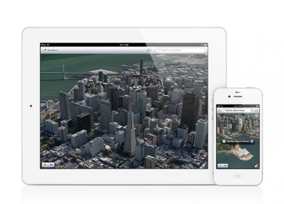 Apple iOS 6.0: l'app Mappe diventa 3D e abbandona Google Maps