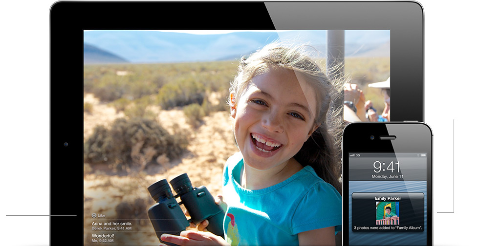 Apple iOS 6.0: Photo Streams per la condivisione istantanea delle foto