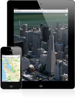 Apple ha intenzione di rimuovere completamente Google Maps da iOS 6
