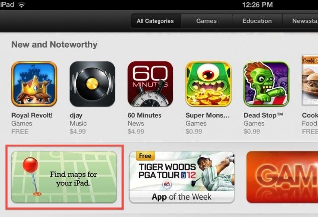 Mappe di iOS 6: creata nell'App Store la sezione sulle applicazioni alternative