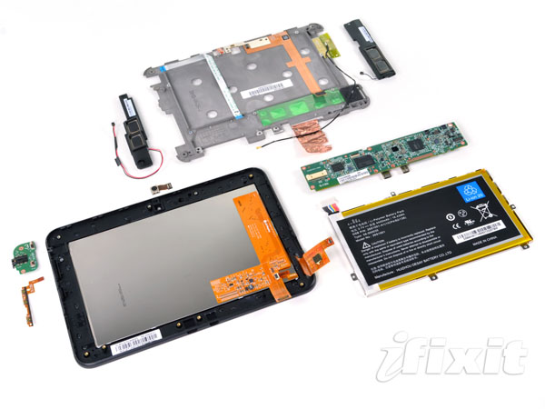 Amazon Kindle Fire HD 7 smontato da iFixit