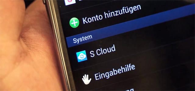 Samsung Galaxy Note 2: indizi sul nuovo servizio S Cloud