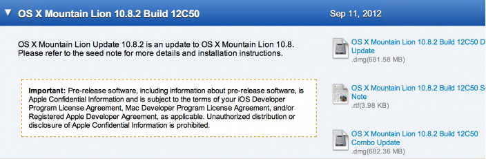 Apple OS X 10.8.2: distribuita agli sviluppatori la versione quasi definitiva