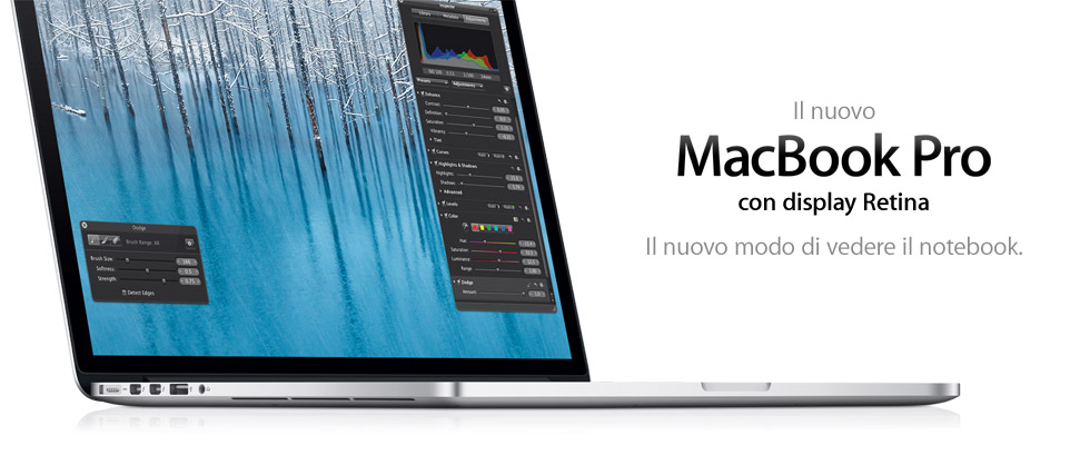 Apple Macbook Pro Retina da 13 pollici: nuovo design della batteria