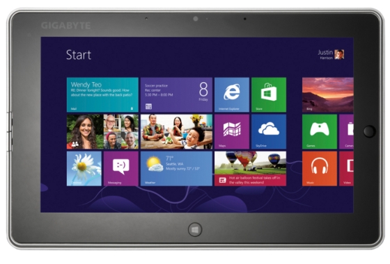 Gigabyte S1082: nuovo tablet Windows 8 con processore Intel Celeron