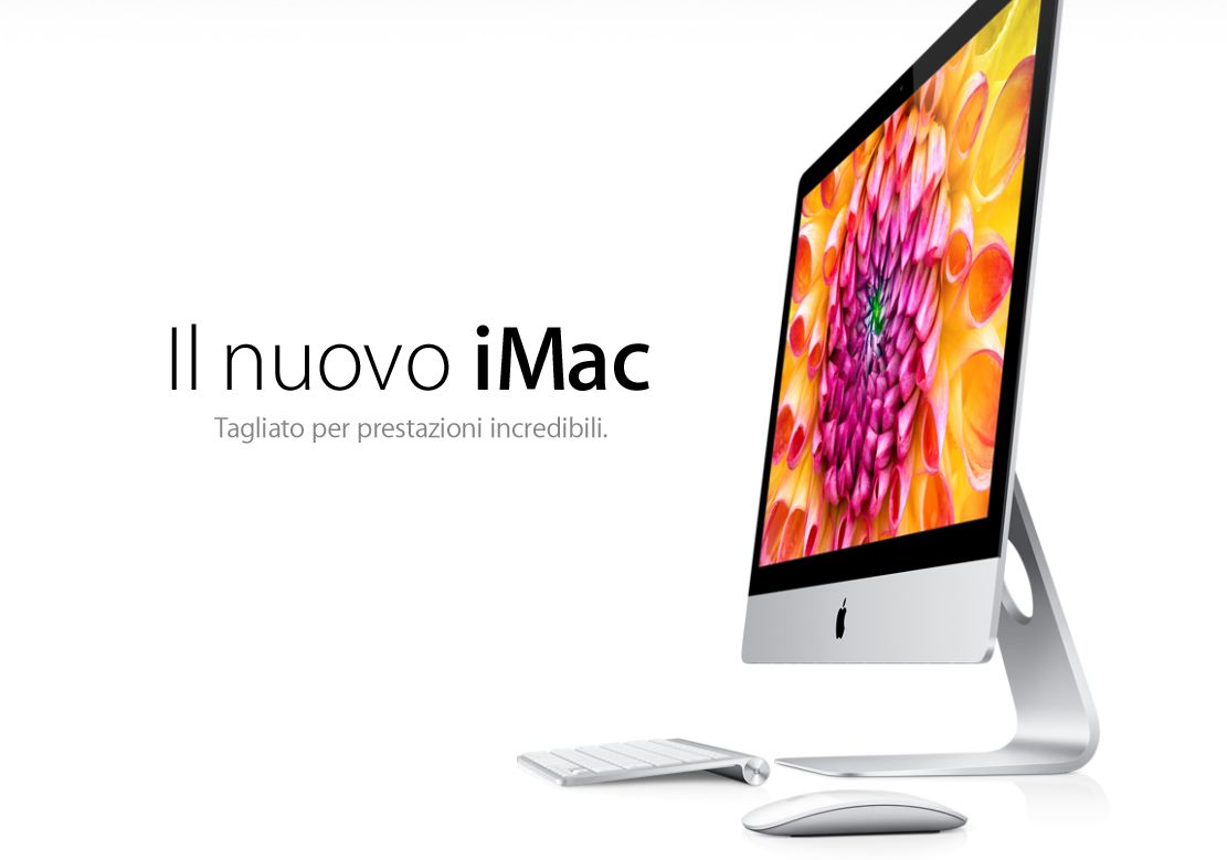 I nuovi iMac finalmente disponibili per la vendita in Italia