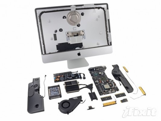 Apple iMac 2012 smontato pezzo per pezzo da iFixit