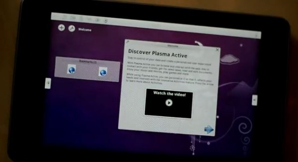 Google Nexus 7: video che mostra il sistema operativo KDE Plasma Active in azione