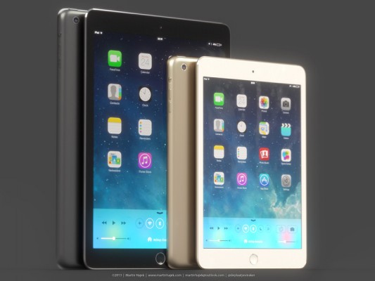iPad 5 e iPad Mini 2: nuove foto dal vivo e immagini di rendering