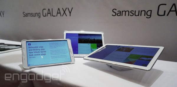 CES 2014: immagini dal vivo dei nuovi tablet Samsung Galaxy Tab Pro