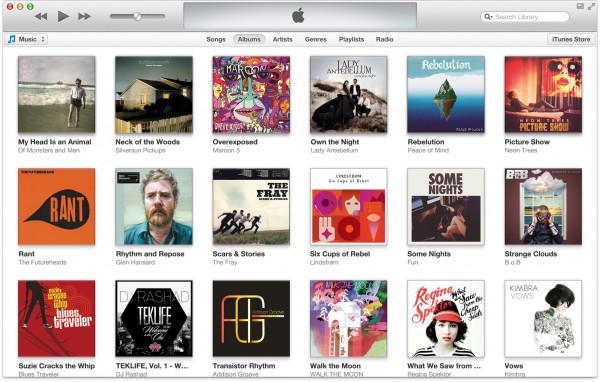 iTunes Music Store, primo declino delle vendite dal 2003