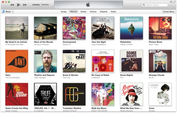 iTunes Music Store, primo declino delle vendite dal 2003