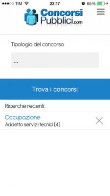 ConcorsiPubblici.com: come cercare lavoro con l'iPad