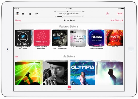 Apple iOS 8 avrà l'app iTunes Radio separata da Musica