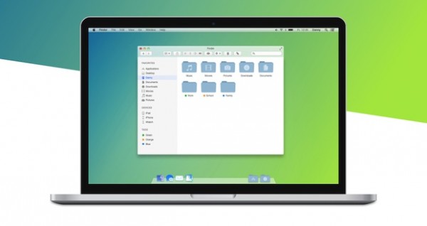 Apple OS X 10.10: immagini concept con design simile a iOS 7
