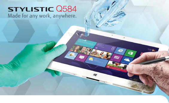 Fujitsu presenta i nuovi tablet Stylistic Q704 e Stylistic Q584