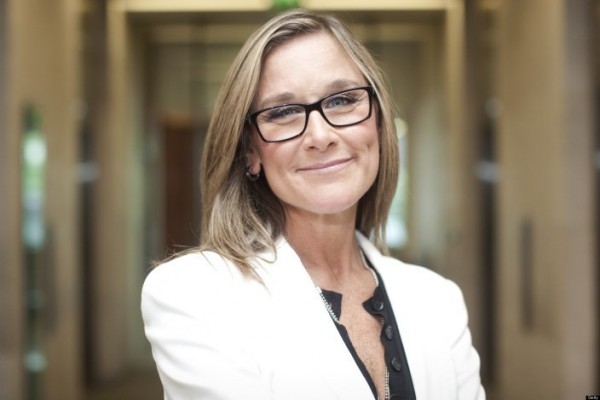 Burberry Group Plc CEO Angela Ahrendts At The London Stock Exchange