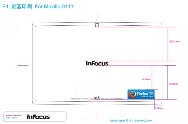 InFocus New Tab F1: primo tablet con sistema Firefox OS