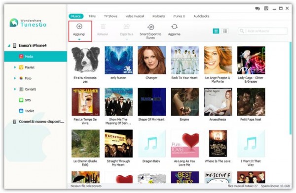 Wondershare TunesGo: recensione app per trasferire file dal PC all'iPad