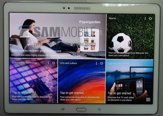 Samsung Galaxy Tab S 10.5: caratteristiche e prime immagini