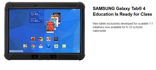 Samsung annuncia il Galaxy Tab 4 Education per le scuole americane