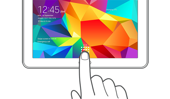 Samsung Galaxy Tab S avrà il lettore di impronte digitali