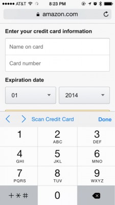 Apple iOS 8: pagamenti mobili con la foto alla carta di credito