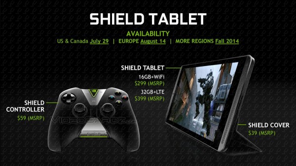 NVIDIA Shield Tablet: caratteristiche, prezzo e uscita in Italia