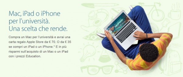 Apple Back to School 2014: sconti e promozioni su Mac, iPad e iPhone