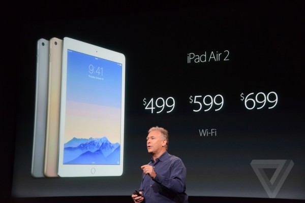 Apple keynote: prezzi iPad Air 2, ufficiale l'iPad Mini 3 con Touch ID