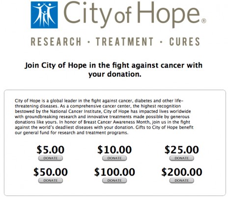 cityofhopedonations